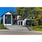 Z-Lite Gannon 3 Light Outdoor Post Mount Fixture, 10in. W x 120.75in. H, Black 5008PHBR-5009P96-BK - alternate 8